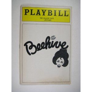 Beehive Playbill 1987 Pattie Darcy Alison Fraser Carol Maillard Top of the Gate